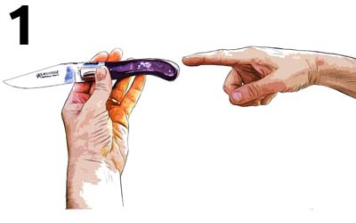 Laguiole sport knife handmade in France